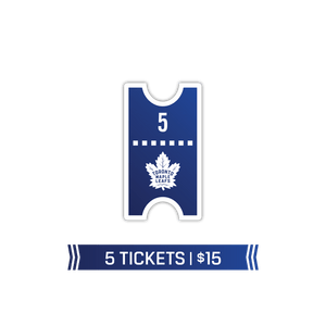 5 Tickets for $15